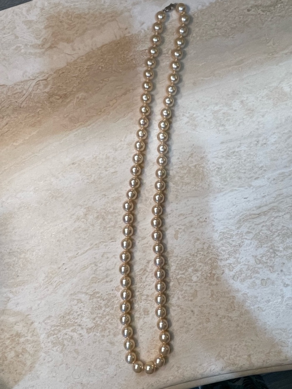 Champagne Pearl Strand Necklace